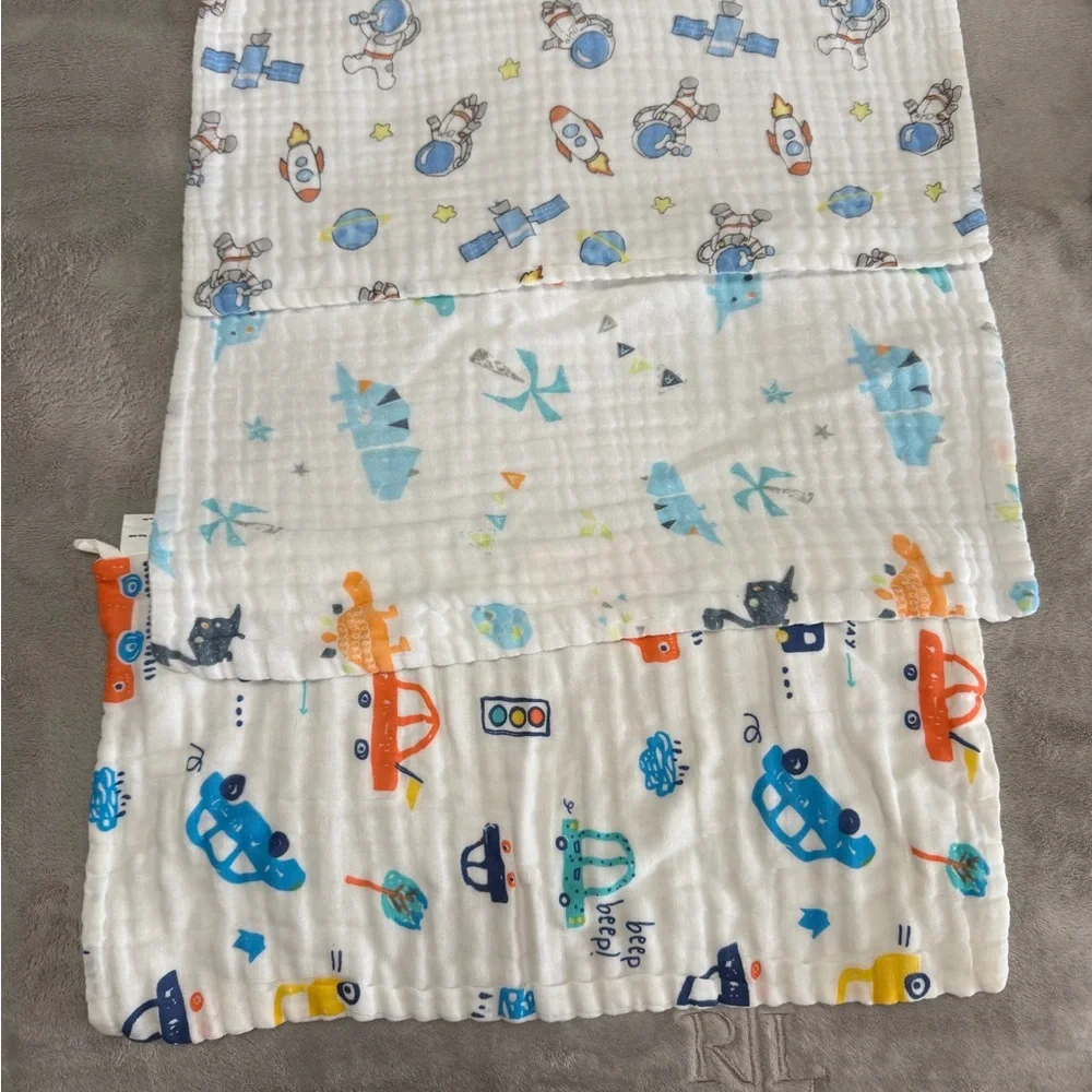 Muslin Burp Cloths Cotton Burping and bath Cloth